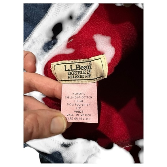 L.L. Bean Women’s Double L Flannel-Lined Relaxed Fit Jeans - Size 10P - Picture 5 of 5